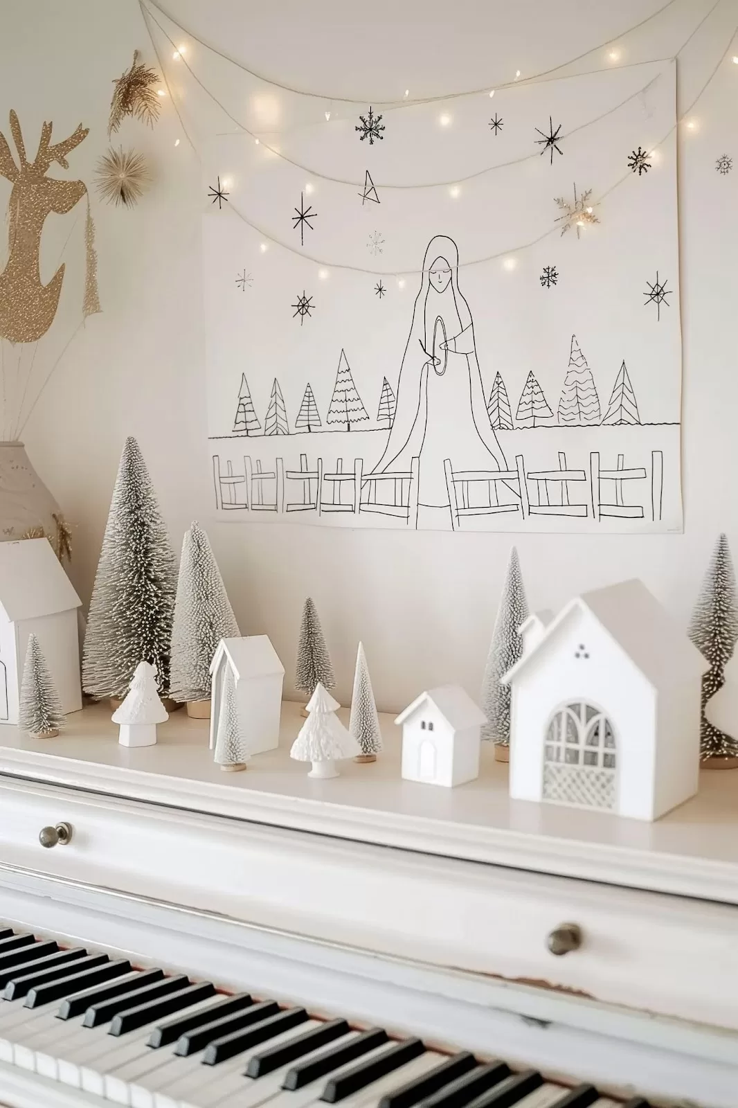 white Christmas decor ideas