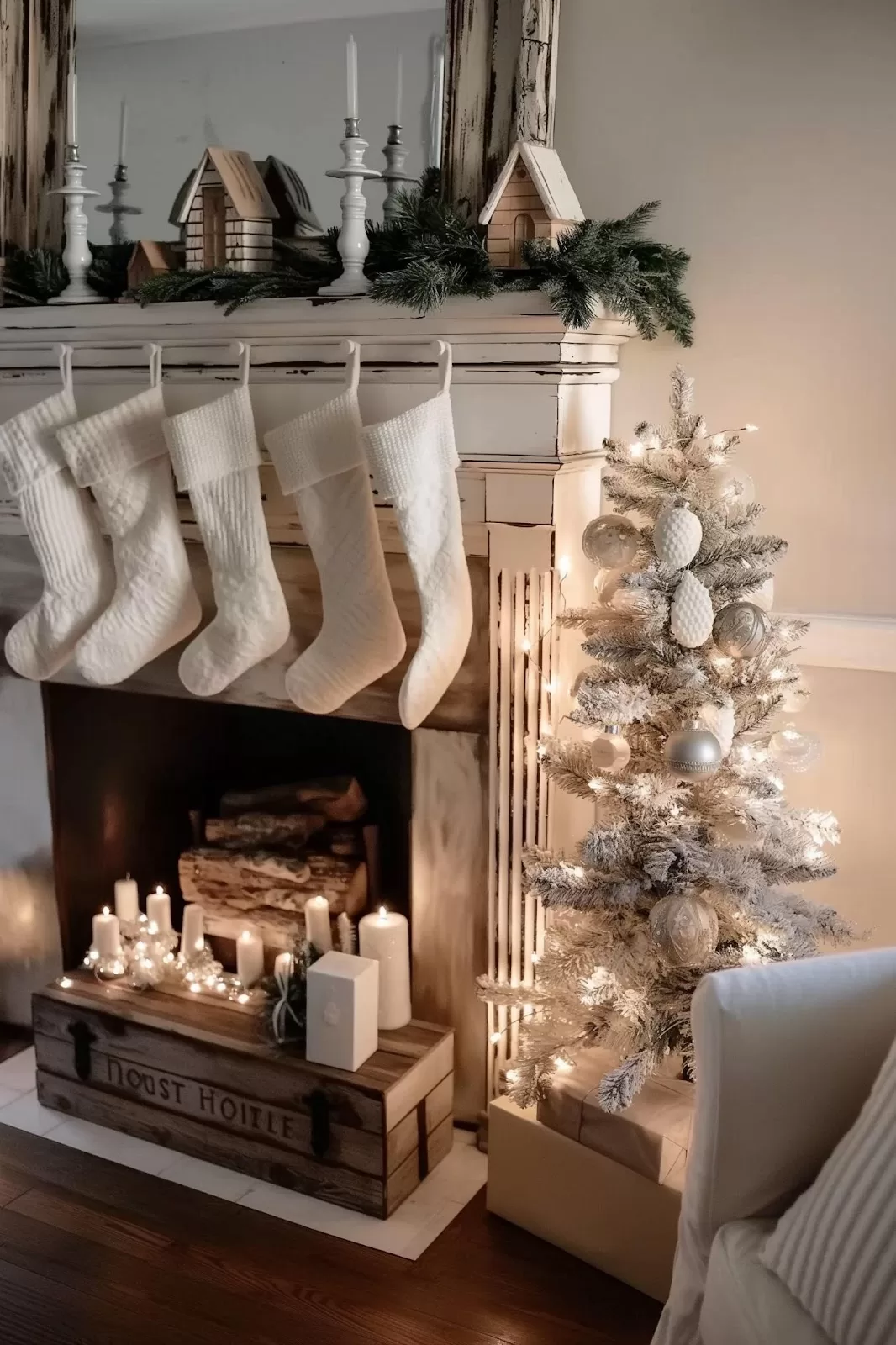 white Christmas decor ideas