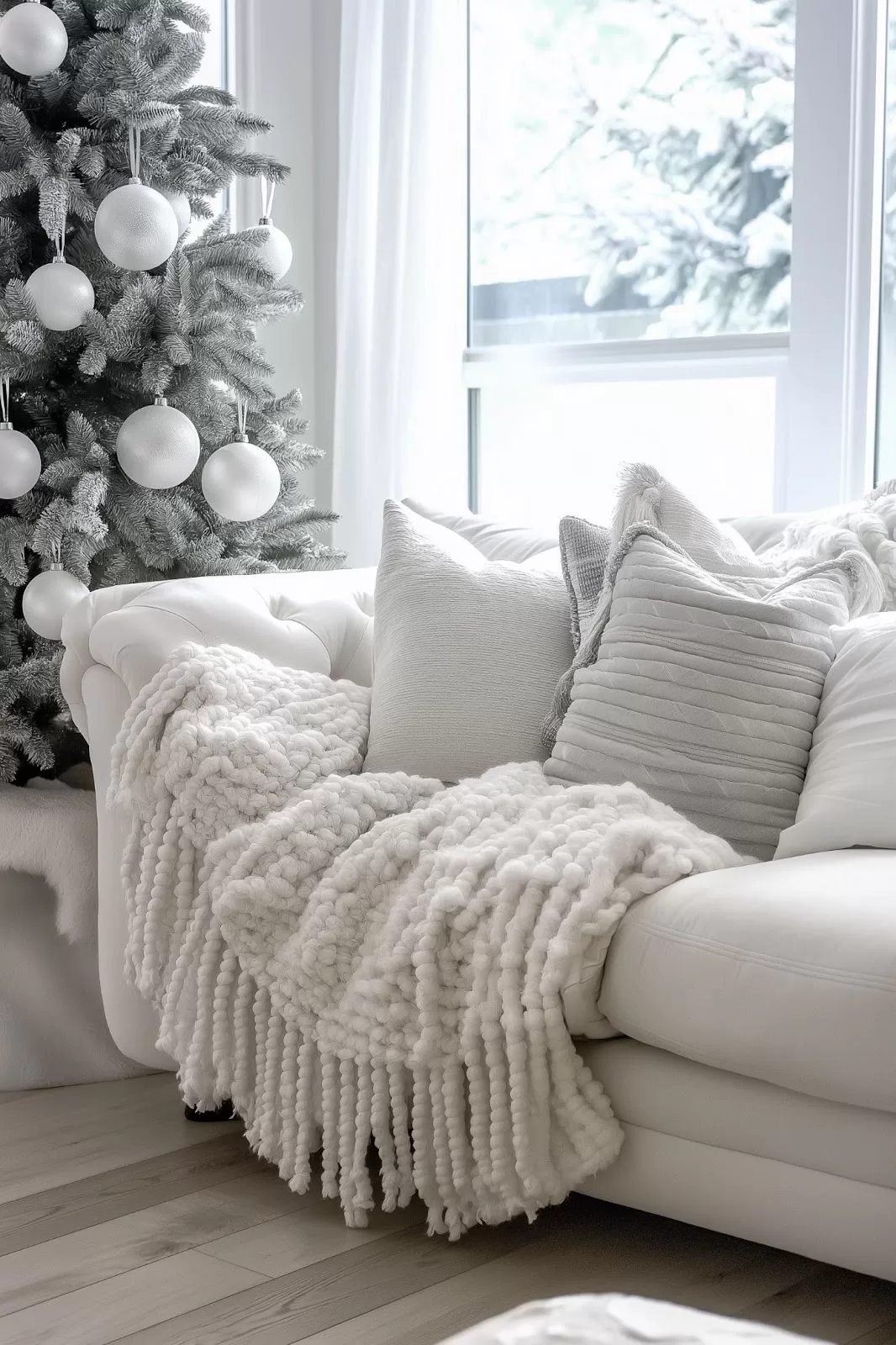 white Christmas decor ideas