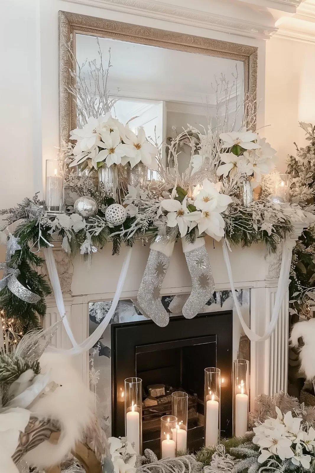 white Christmas decor ideas