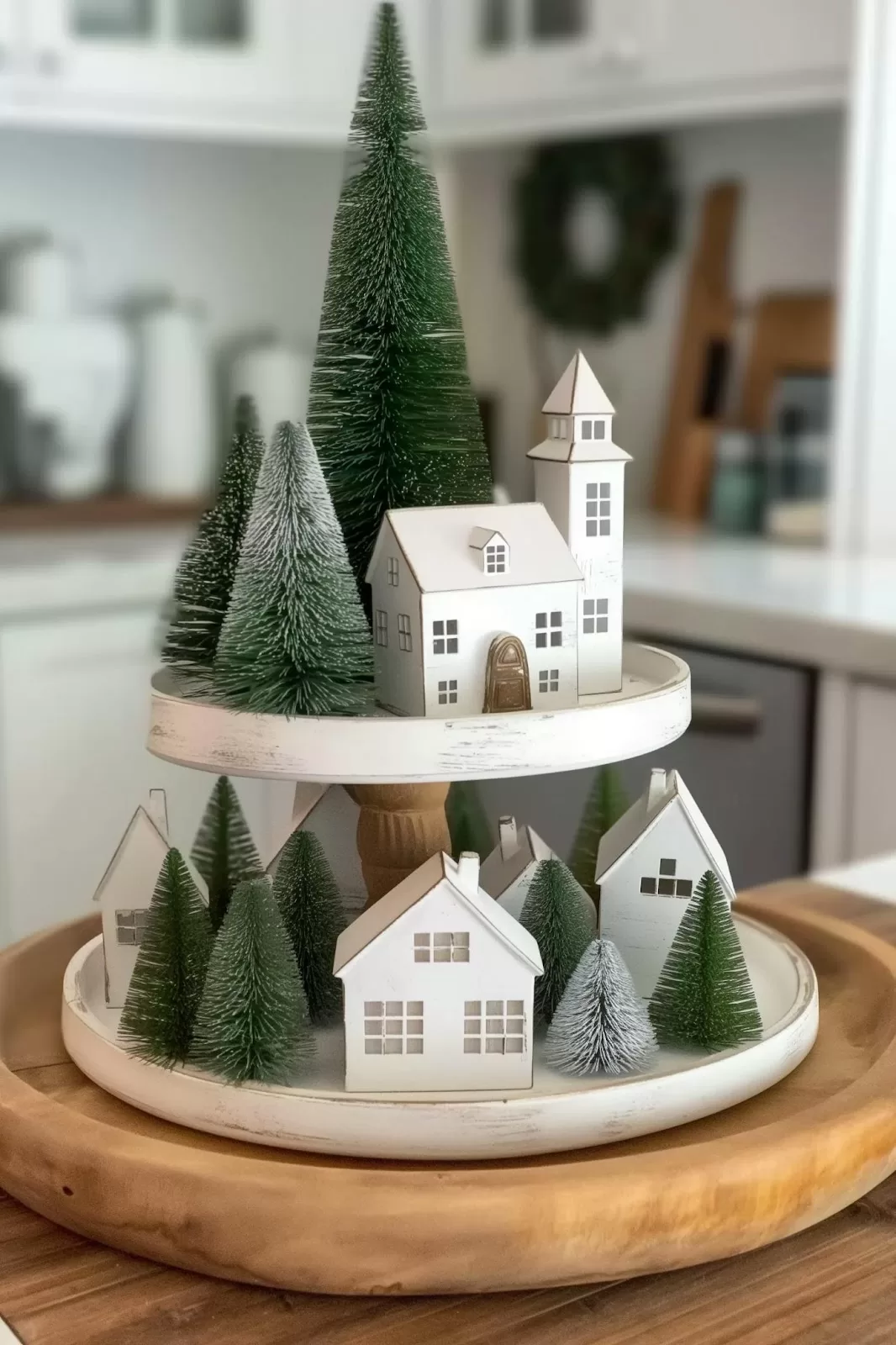 Winter Tray Decor