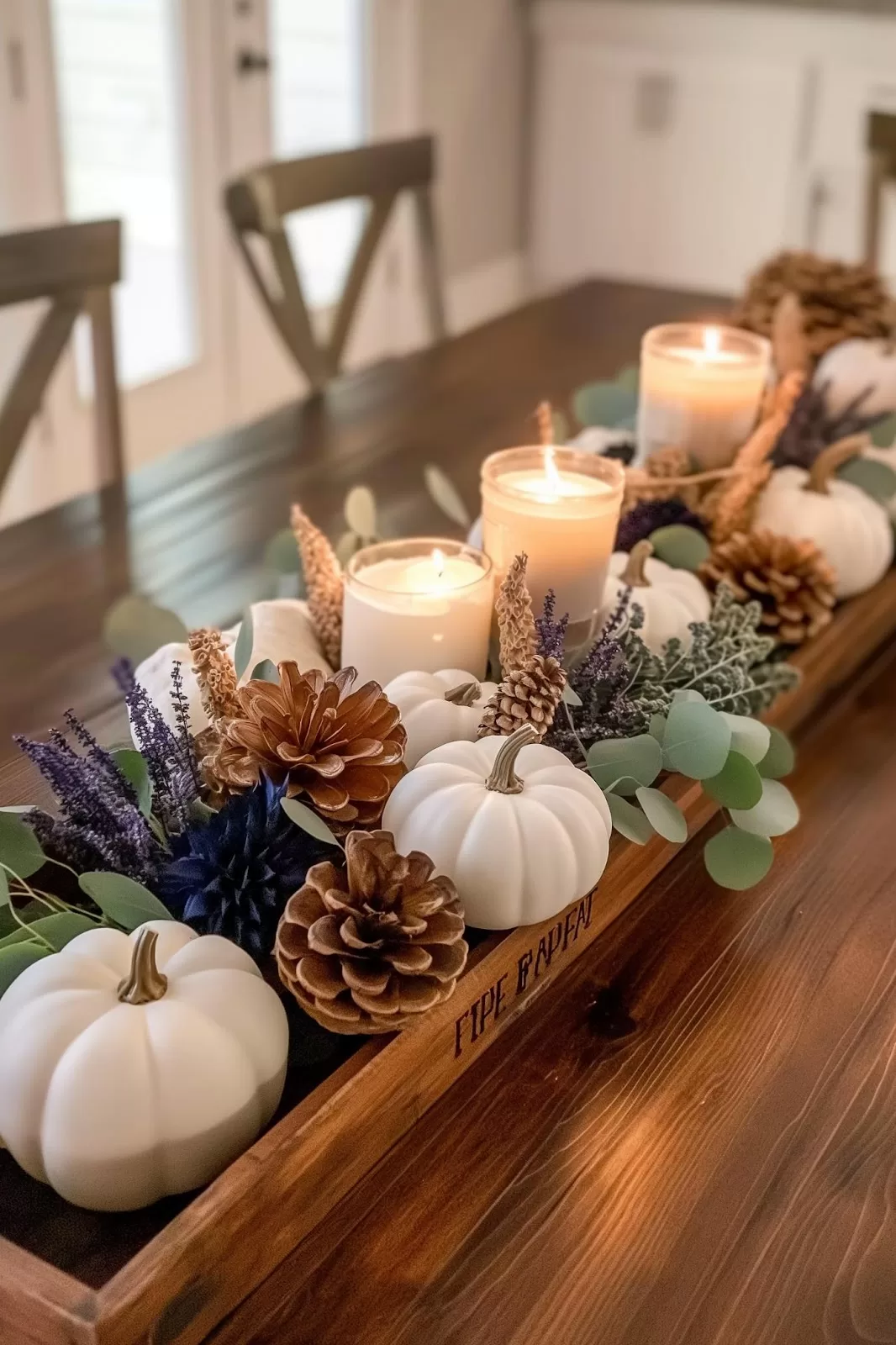 Winter Tray Decor