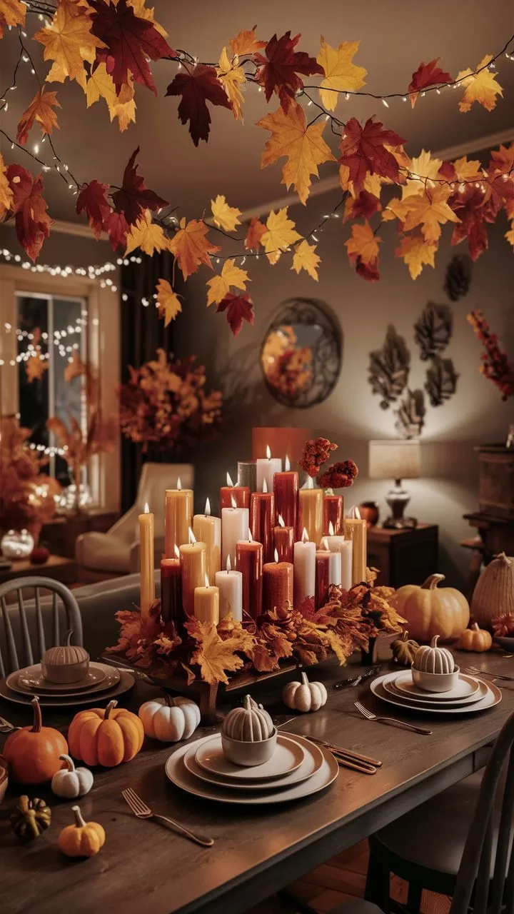 fall table decor