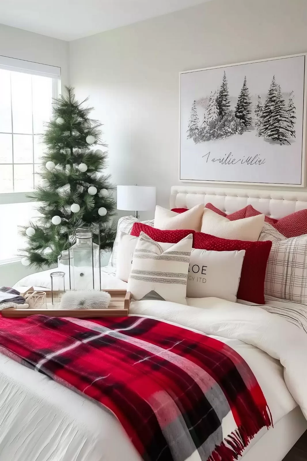 Christmas bedroom 