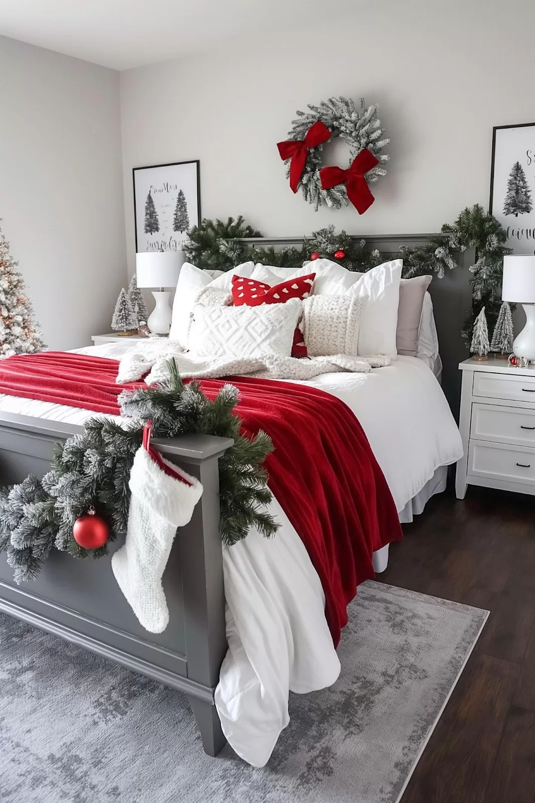 Christmas bedroom 