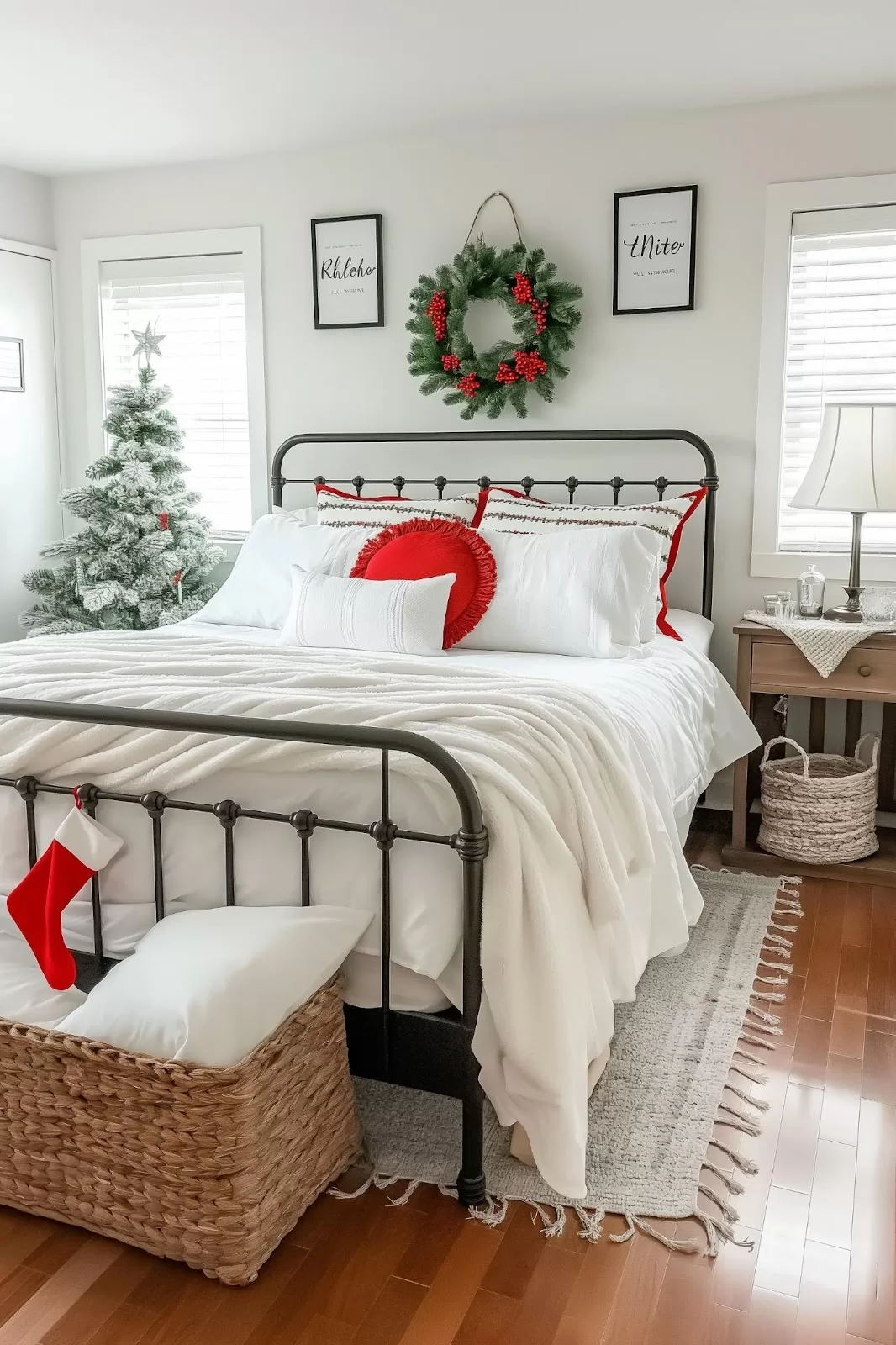 Christmas bedroom 