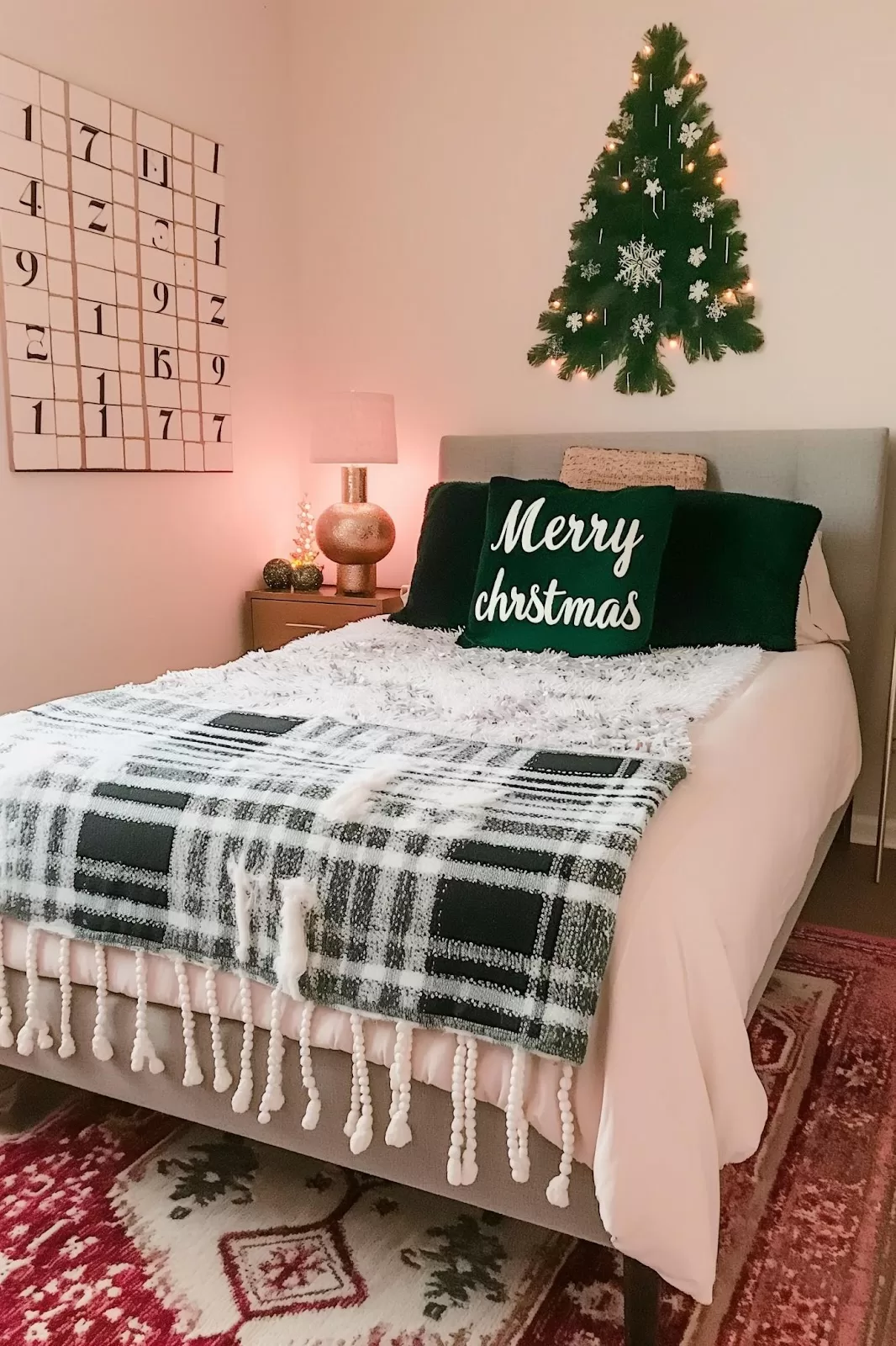 Christmas bedroom 