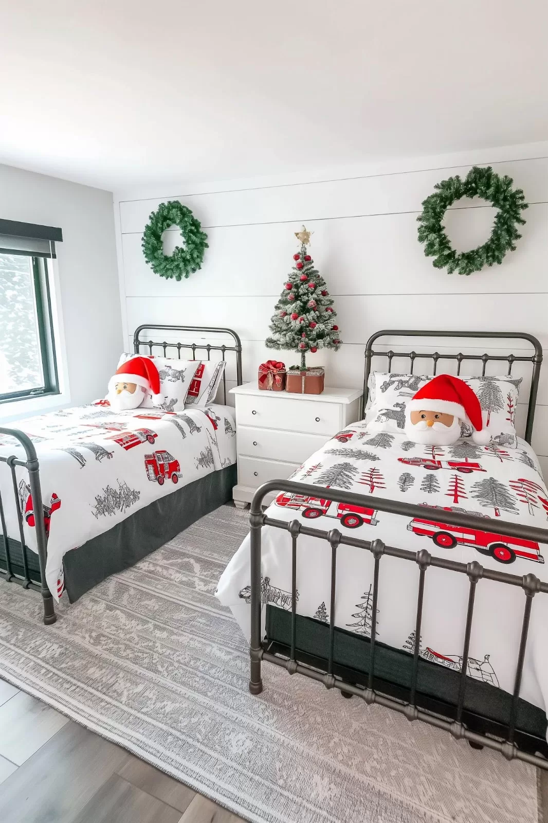 Christmas bedroom 