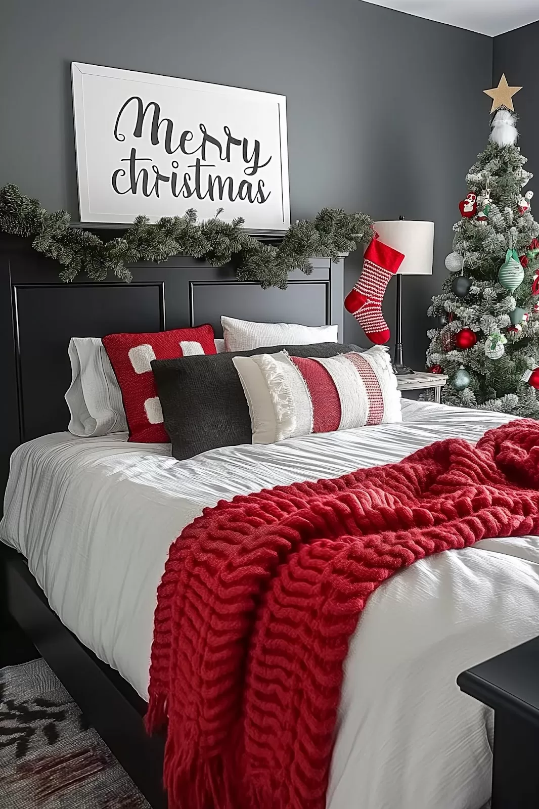 Christmas bedroom 