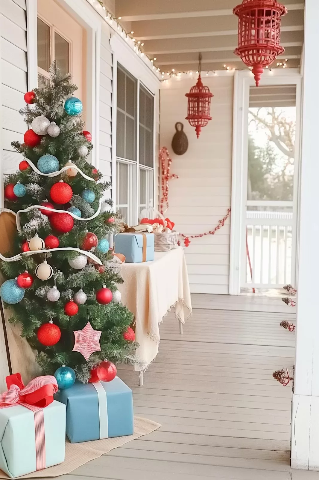 Christmas Front Porch Decor