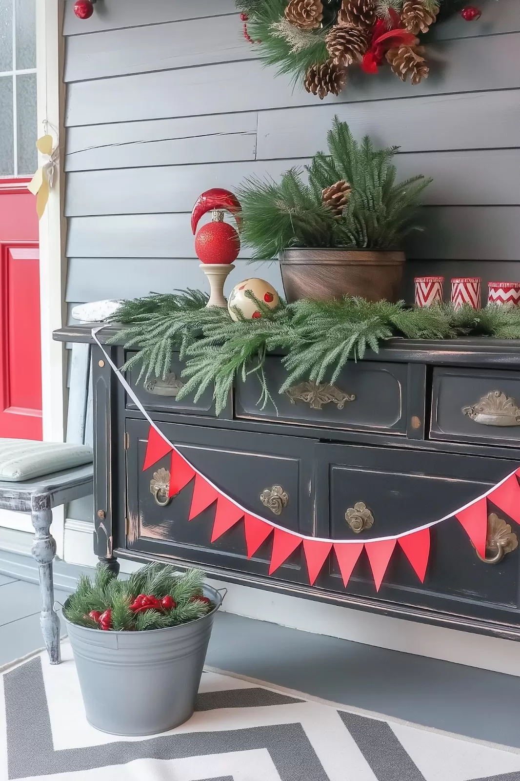 Christmas Front Porch Decor