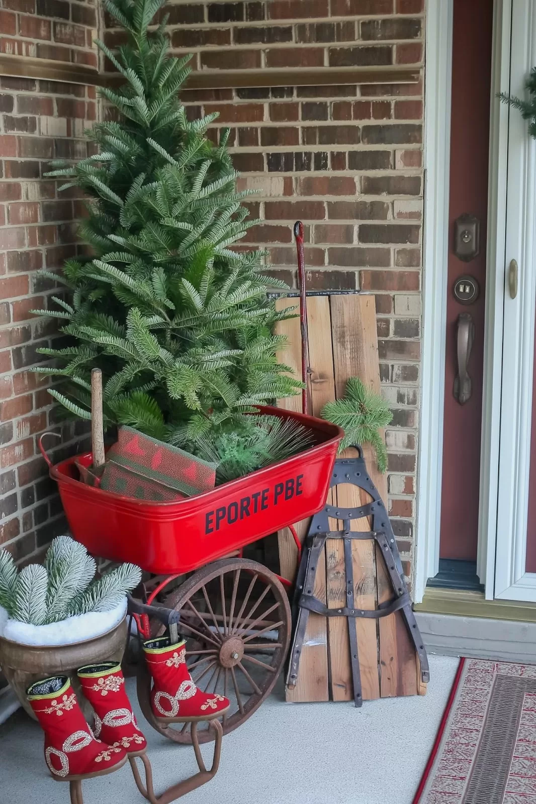 Christmas Front Porch Decor