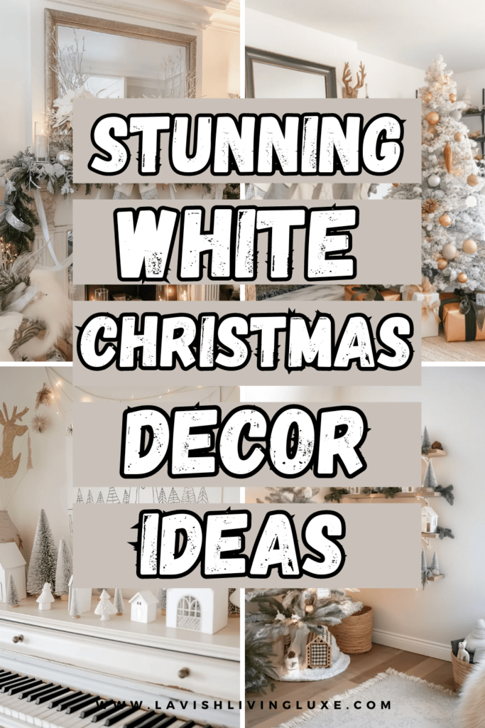 white Christmas decor ideas