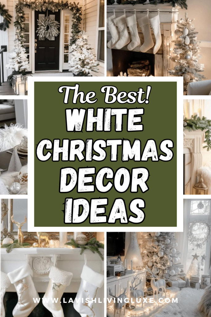 white Christmas decor ideas