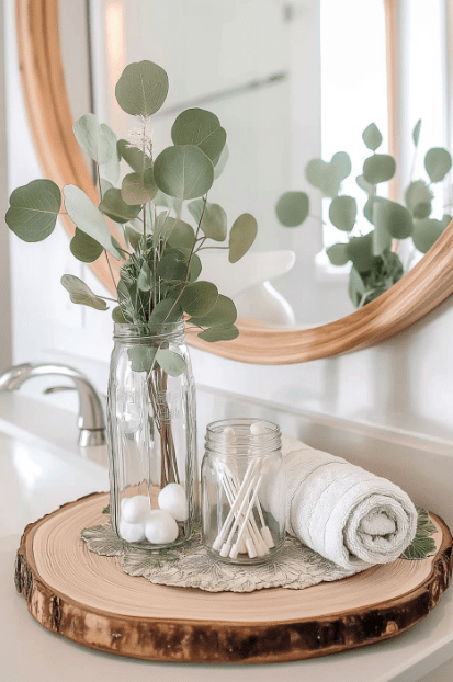 bathroom tray decor