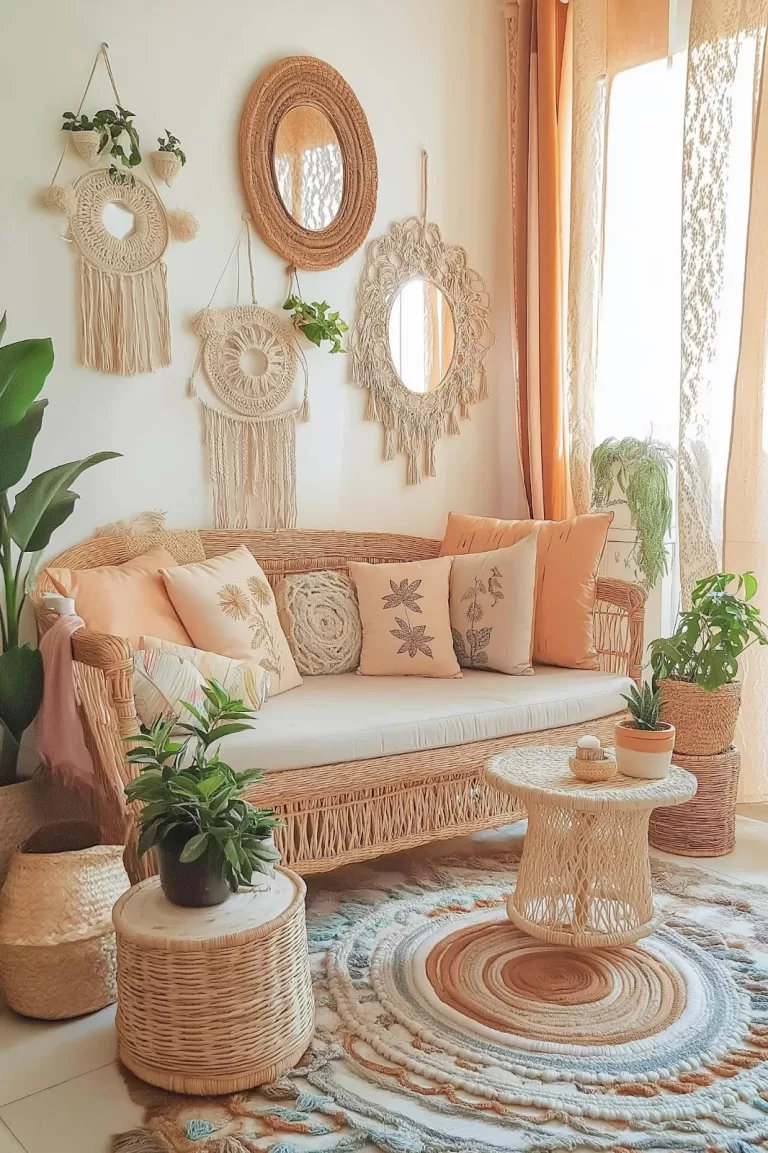 35 Cozy and Stylish Boho Living Room Ideas