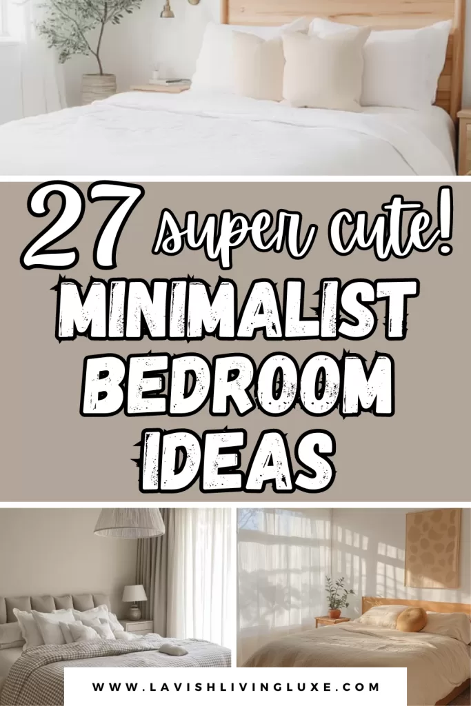 minimalist bedroom