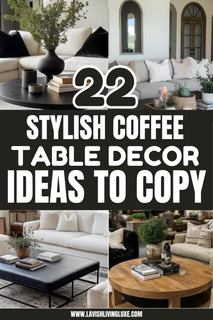 coffee table decor ideas