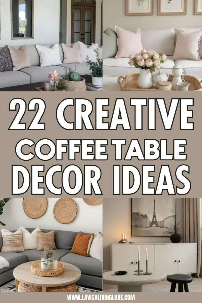 coffee table decor ideas