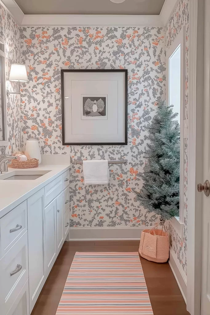 bathroom counter decor