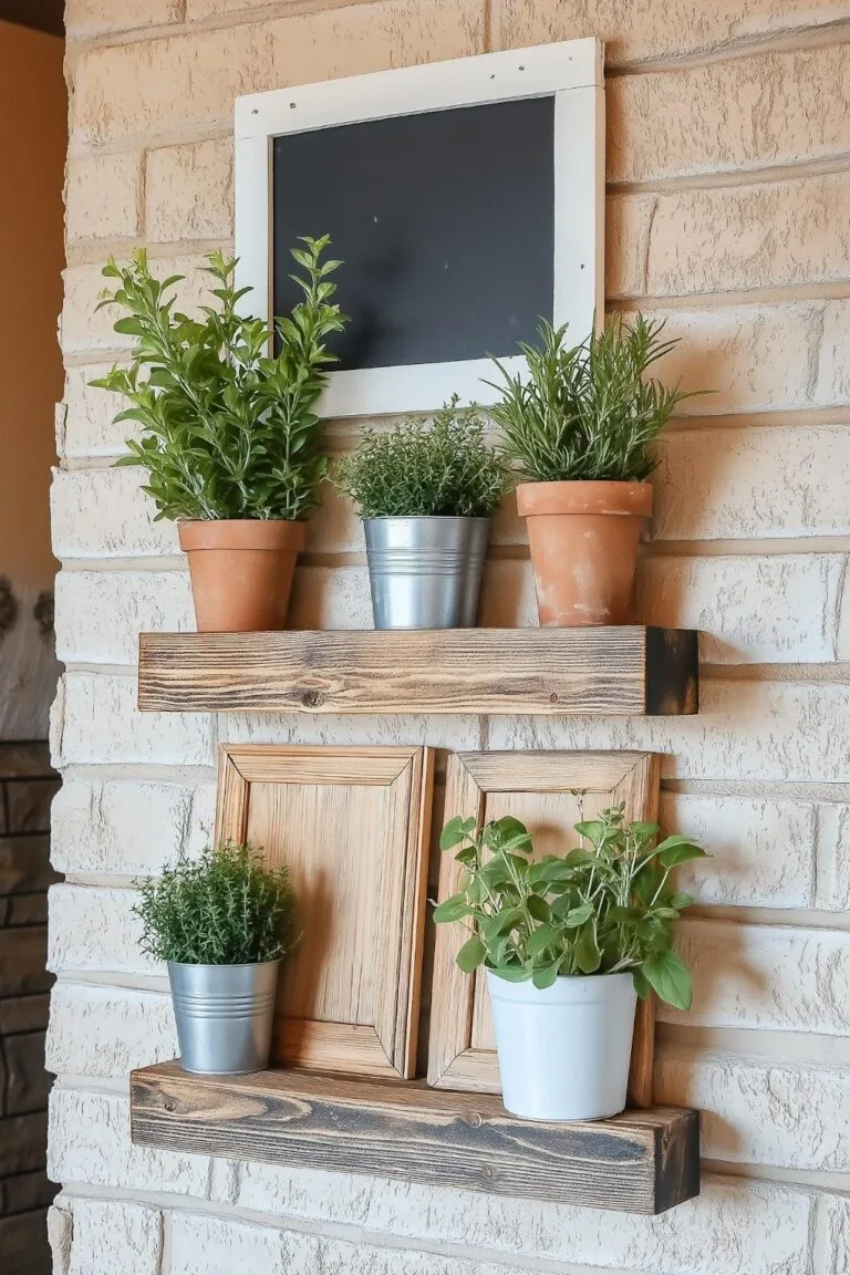plant shelf decor