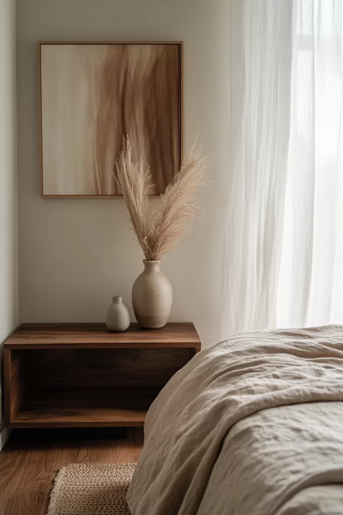 brown bedroom