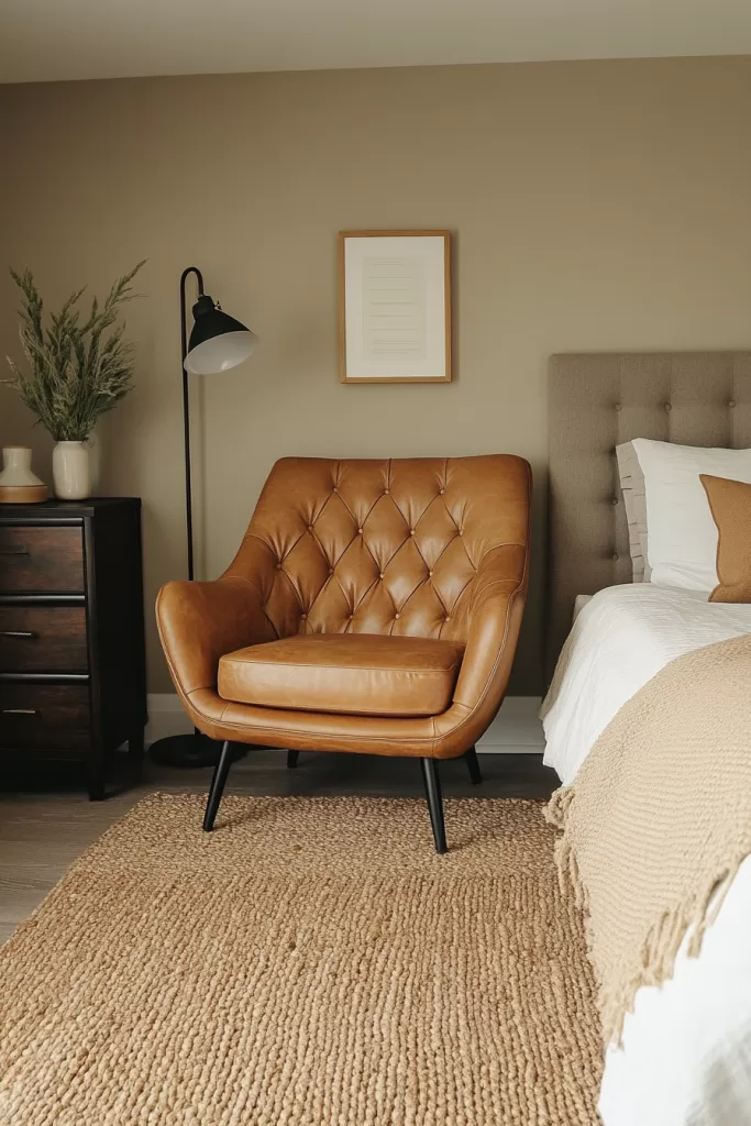 brown bedroom