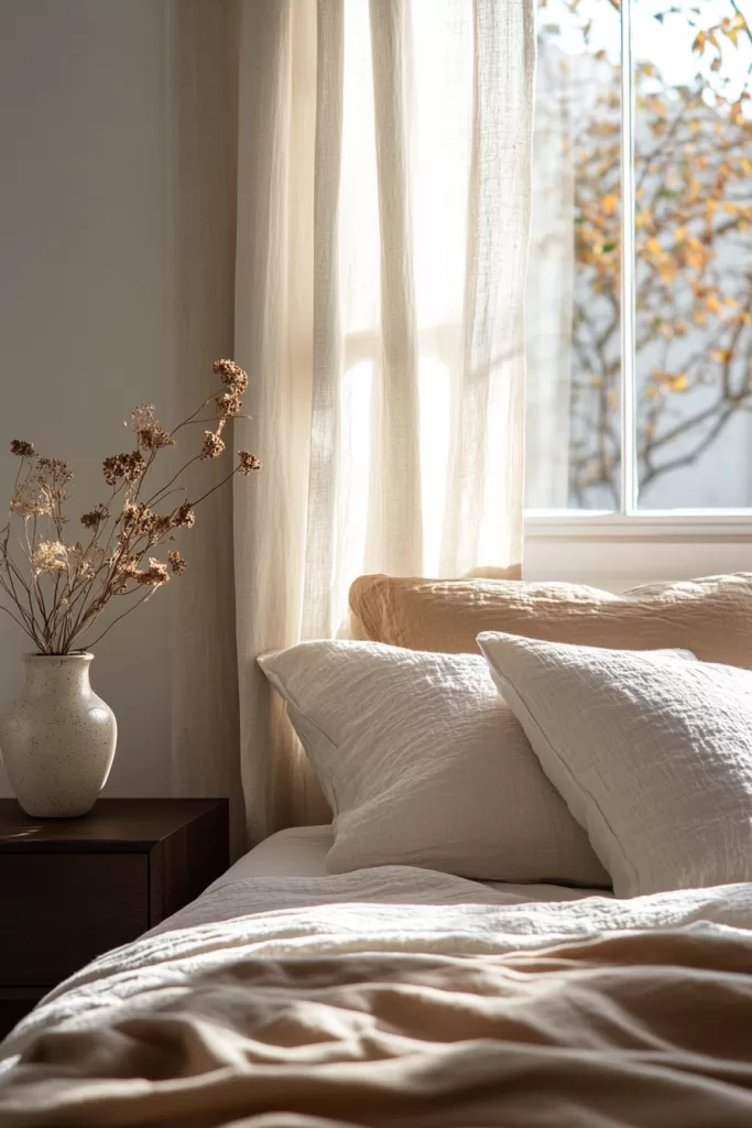 brown bedroom