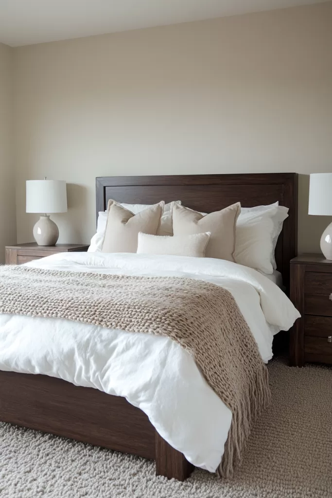 brown bedroom