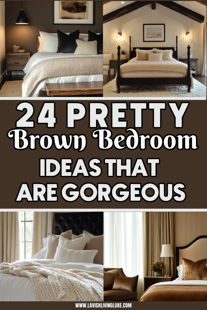 brown bedroom