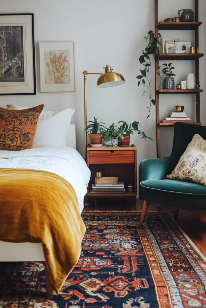 colorful bedroom