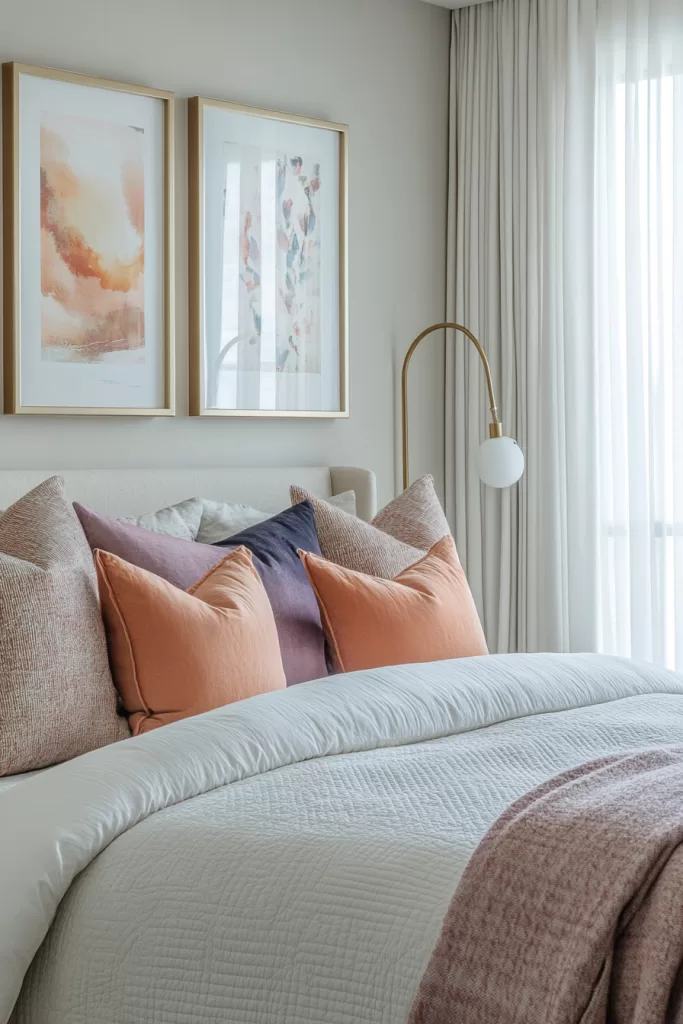 colorful bedroom