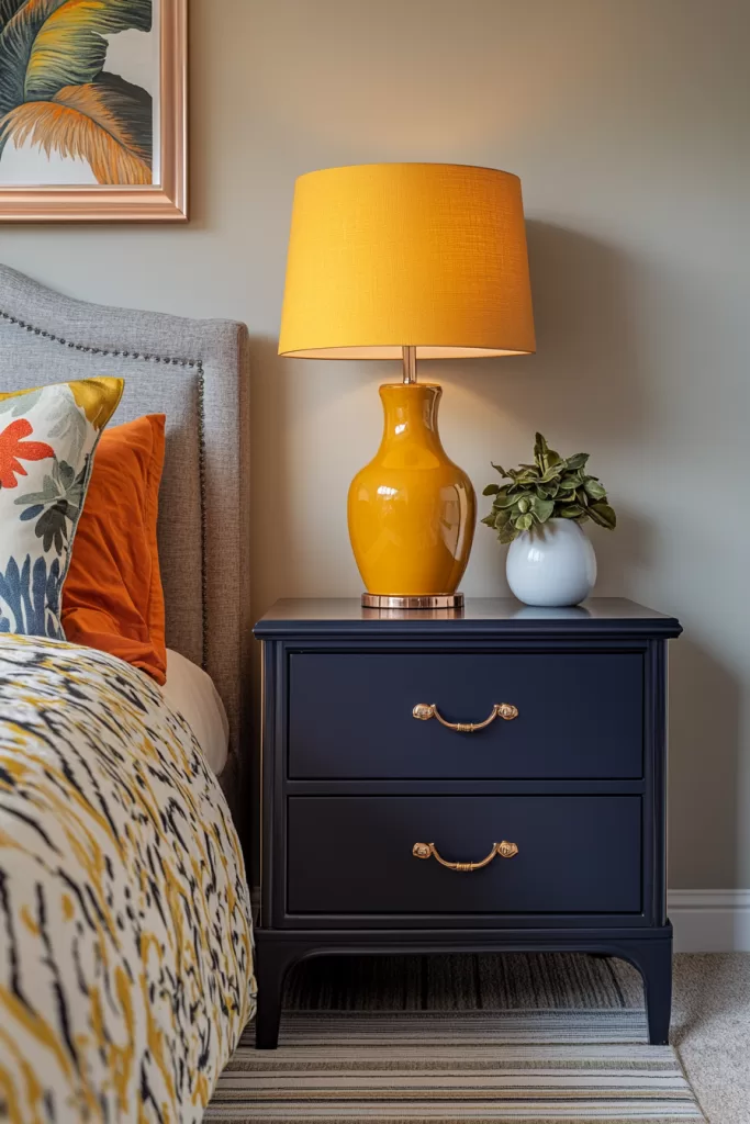 colorful bedroom