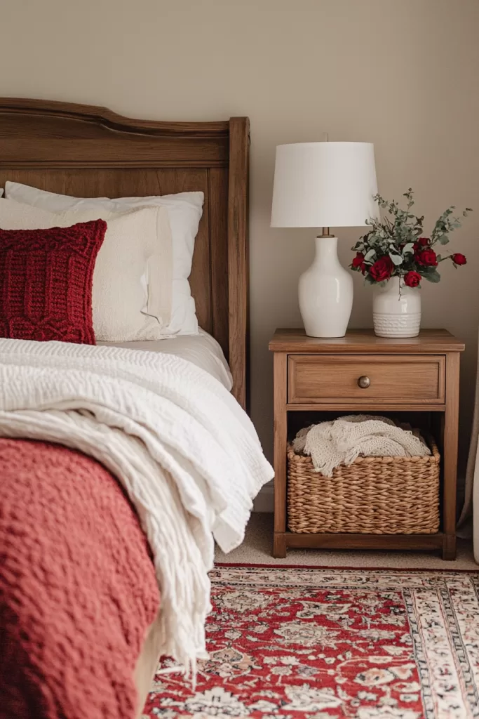 red bedroom