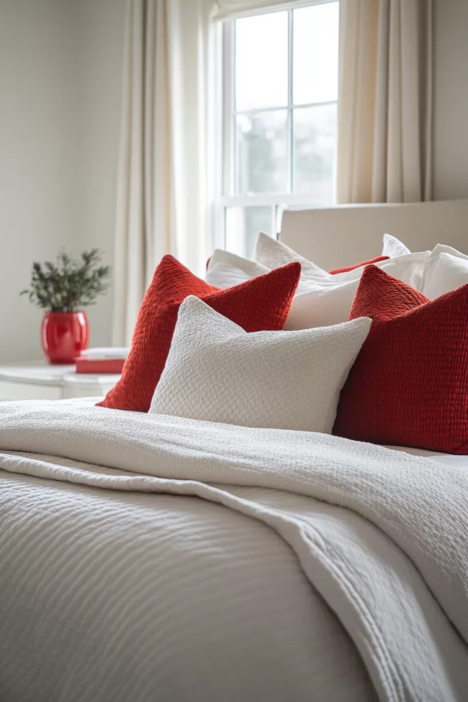 red bedroom