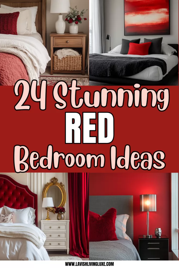 red bedrooms