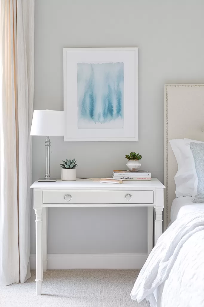 white bedroom