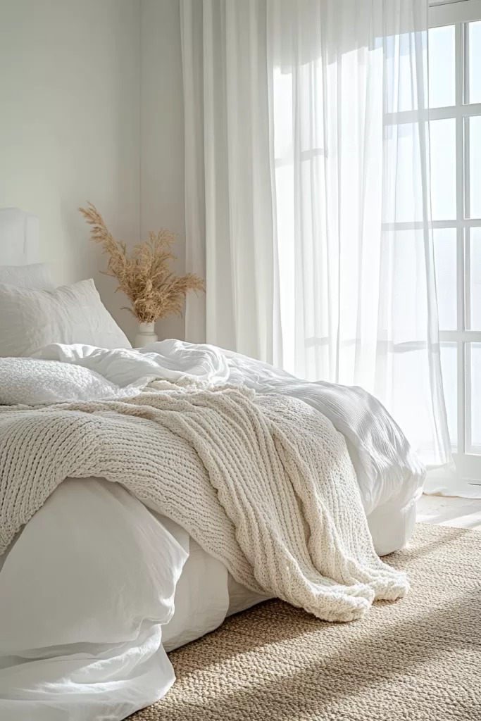 white bedroom