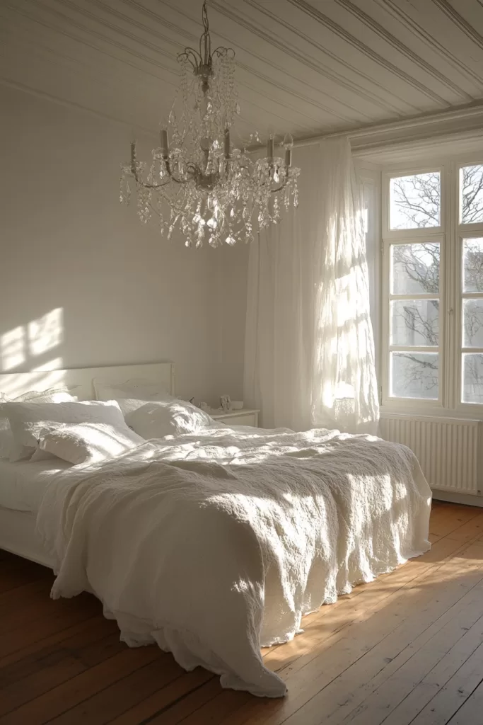 white bedroom