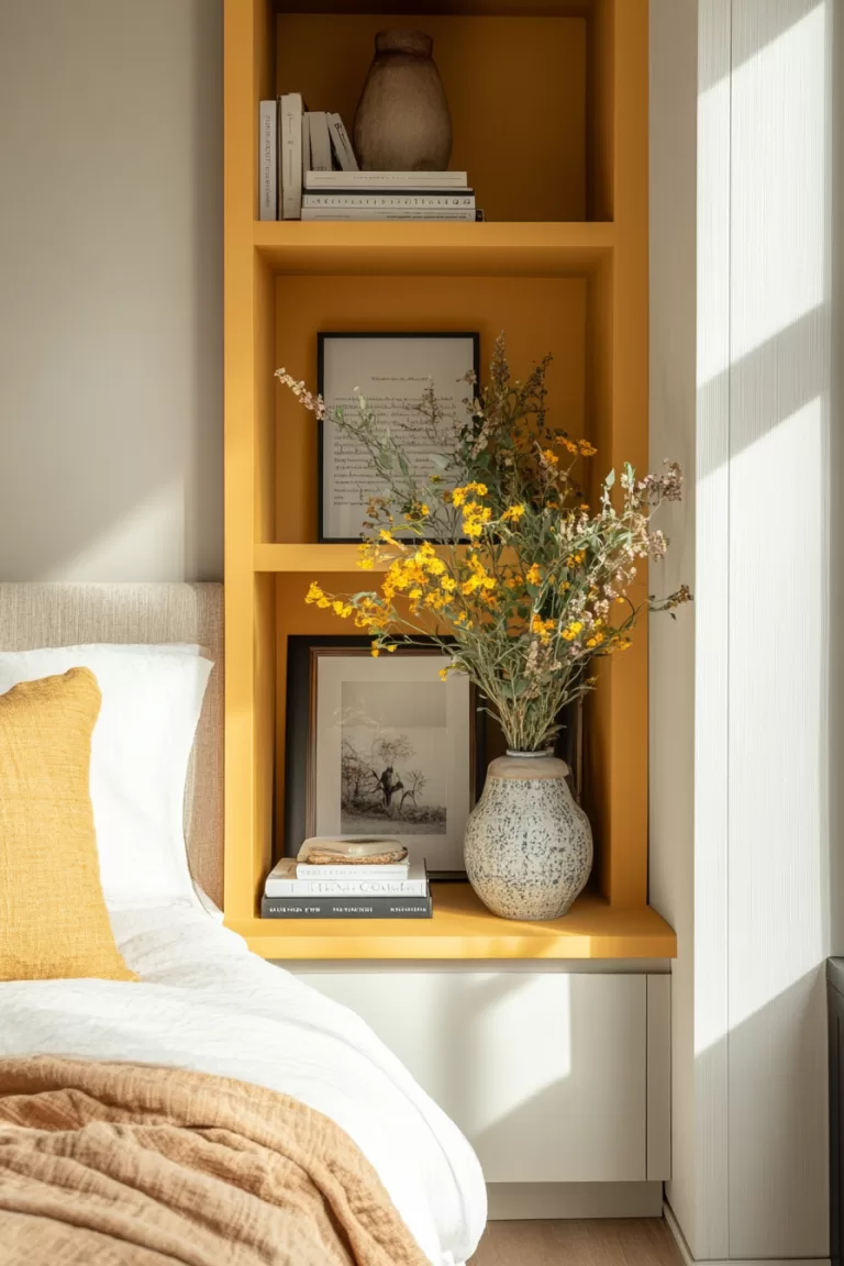 yellow bedroom