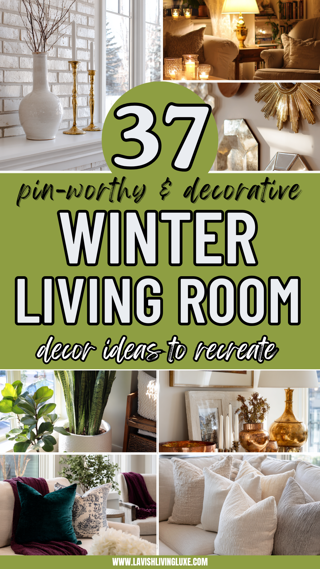 WINTER LIVING ROOM DECOR